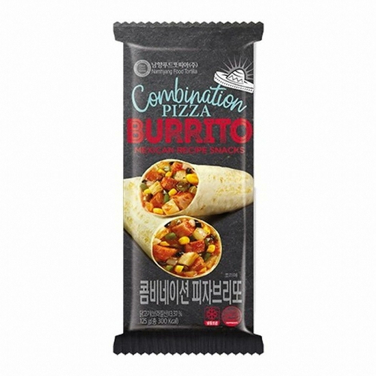 남향푸드또띠아 콤비네이션 피자 브리또 125g (5개)_이미지