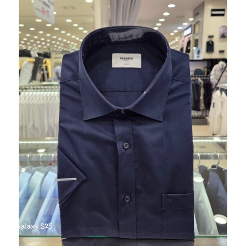 레노마 셔츠 셔츠CT스판 트윌 일반핏 반소매RZUSGP912NYF_GN