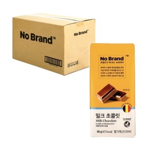 이마트 노브랜드 밀크 초콜릿 90g (21개)_이미지