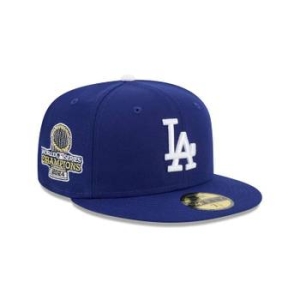  챔피온 1127345 뉴에라 모자 MLB LA 다저스 2024 World Series s Trophy Side Patch 5