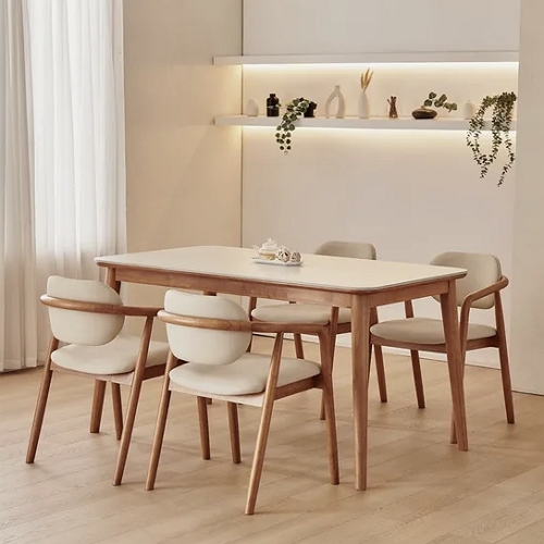 로라 세라믹 원목 식탁 1400