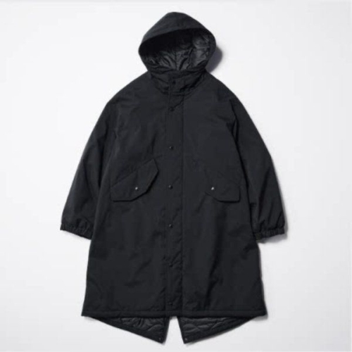 EG 공동 브랜드 유니섹스 HEATTECH 웜 후드 코트 롱코트 467595