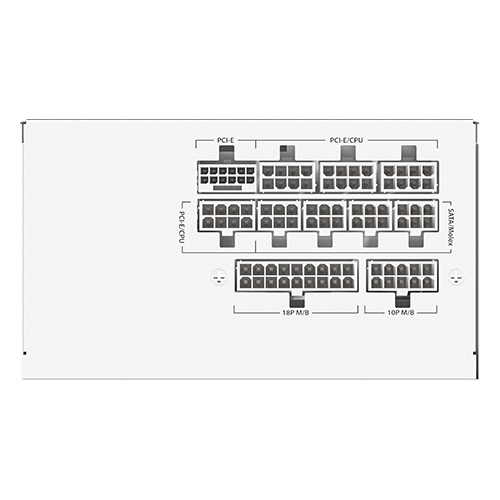Antec GSK 850W V2 화이트 80PLUS골드 풀모듈러 ATX3.1_이미지