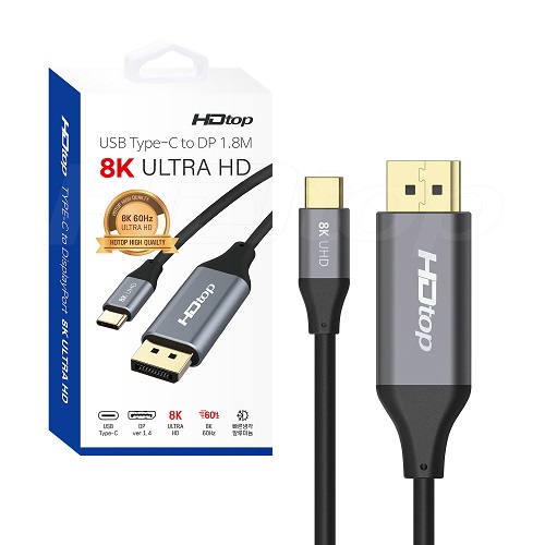 ž���ο���ġ�� HDTOP HT-3C024 C to DP ���̺�