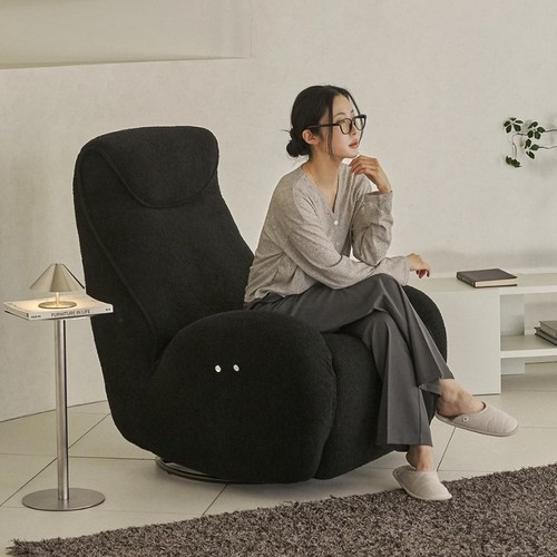 프린홈 포엘 부클레 패브릭 리클라이너 1인용_이미지