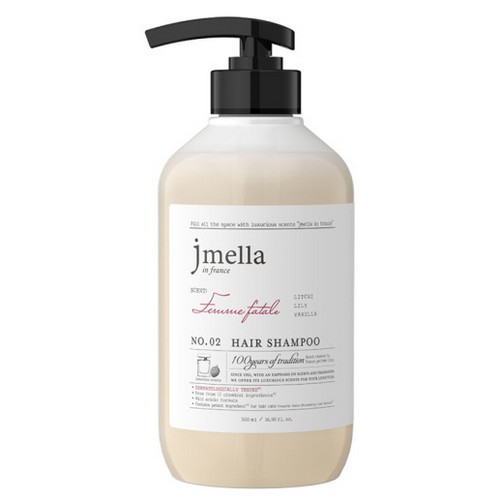 제이멜라 인 프랑스 팜므파탈 헤어 샴푸 500ml (15개)_이미지