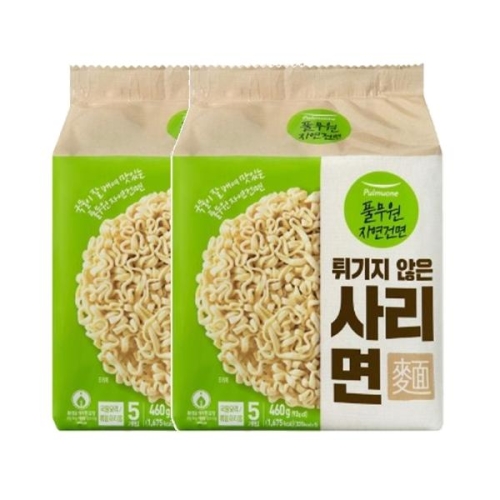 풀무원 자연건면 튀기지 않은 사리면 92g (10개)_이미지