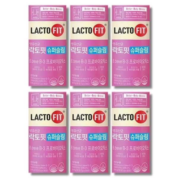 종근당건강 락토핏 슈퍼슬림 2g 30포 (6개)_이미지