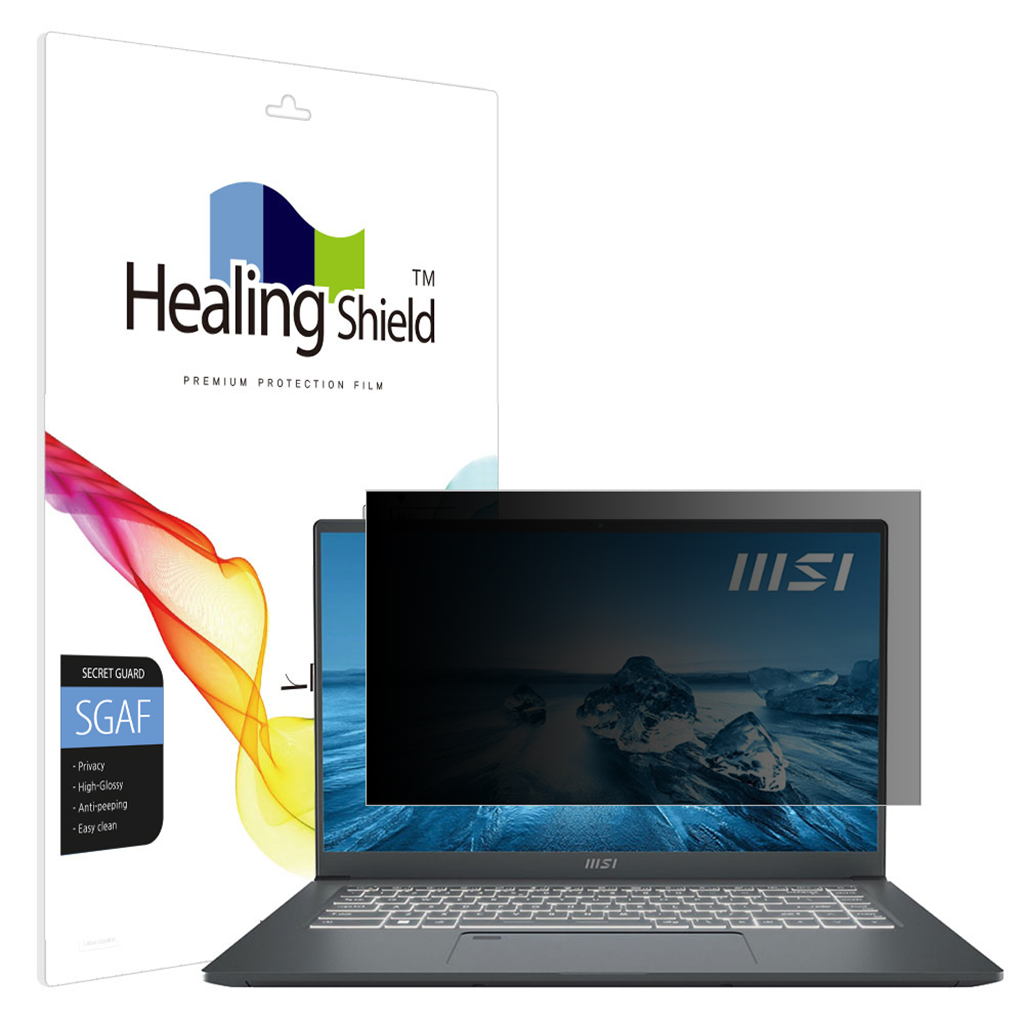 MSI 프레스티지 15 A12U 프라이버시 고광택 사생활 보호필름