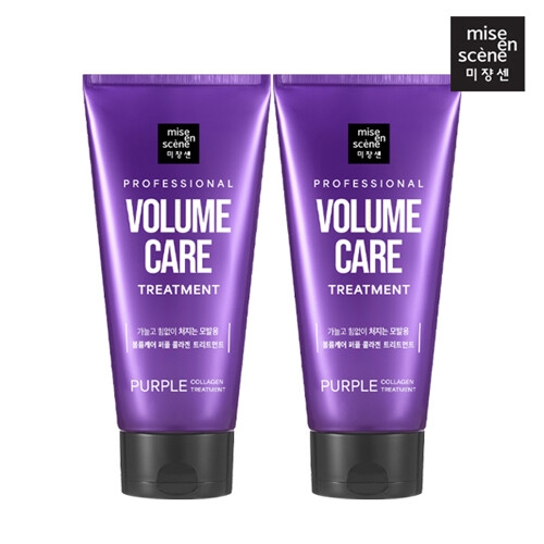  미쟝센 볼륨케어 퍼플 콜라겐 트리트먼트 330ml [2개]