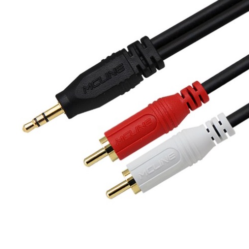 �ƶ��� MC-PA01 3.5mm ���׷��� to 2RCA ���̺�