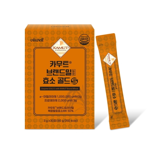 비웰 카무트 브랜드밀 효소 골드S 30포 (1개)_이미지