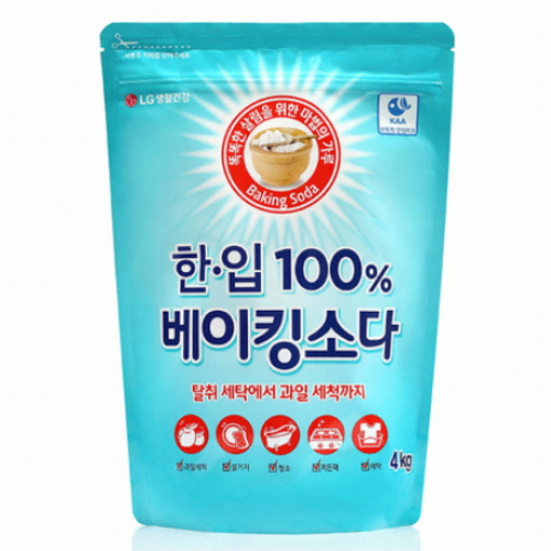 LG생활건강 한.입 100% 베이킹소다 4kg (1개)