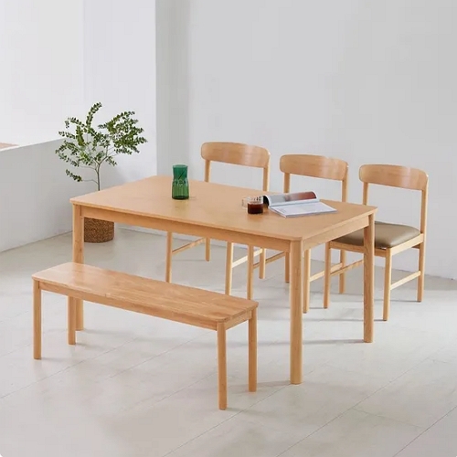 루빈 라운드 알로 원목 식탁 1600