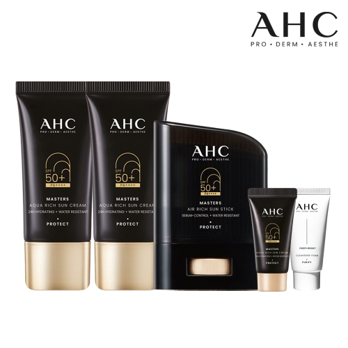 AHC 마스터즈 아쿠아 리치 선크림 30ml (기획세트 1)_이미지