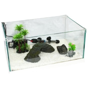 필립스 거북이 야자수 세트어항 45cm/세트 어항/거북이어항/1.5자어항/미니어항/파충류/터틀/어항세트/풀세트어항_이미지