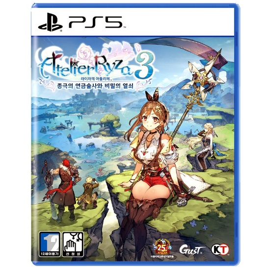  라이자의 아틀리에3: 종극의 연금술사와 비밀의 열쇠 한글판 PS5, 패키지디스크
