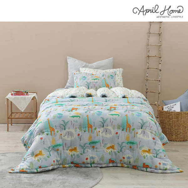 에이프릴홈 모모 모달 워싱 차렵이불베개세트 (싱글 S)_이미지