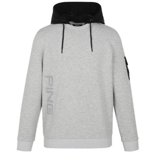핑 후드 탈부착 긴팔 티셔츠 111D1TR290_MG_이미지