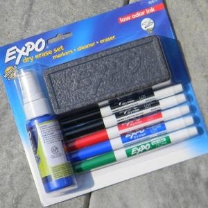 미국산 Expo 화이트보드마카 Fine+크리너+지우개