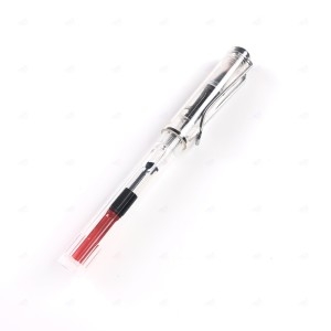 캘리그라피 붓펜 서예 붓 먹물 리필 충전식 투명_이미지