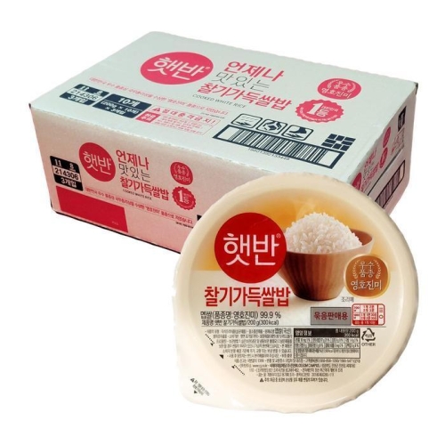 CJ제일제당 햇반 찰기가득 쌀밥 200g [30개]