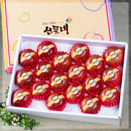 산들네 영주사과 선물세트 명품 2호 5kg/18과내