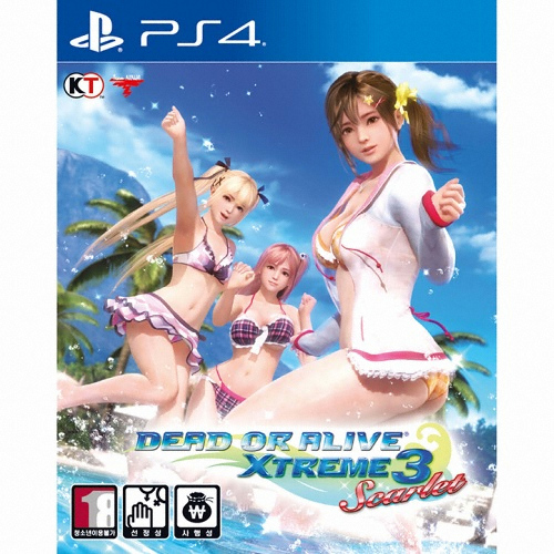 데드 오어 얼라이브 익스트림3 스칼렛 한글판 PS4, 패키지디스크_이미지