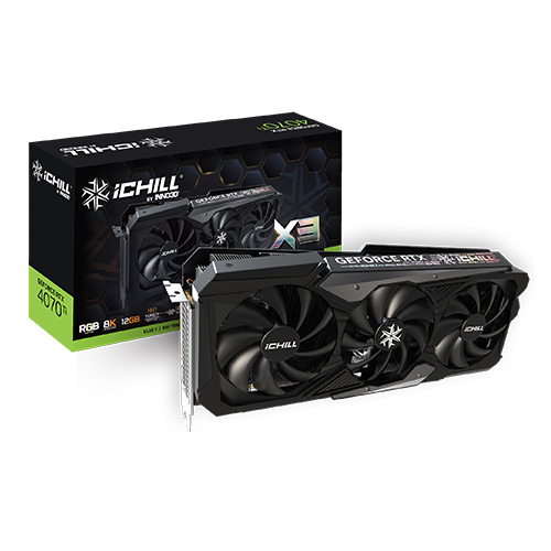 INNO3D iChiLL 지포스 RTX 4070 Ti D6X 12GB X3