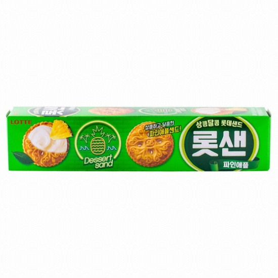 롯데웰푸드 롯샌 파인애플 105g