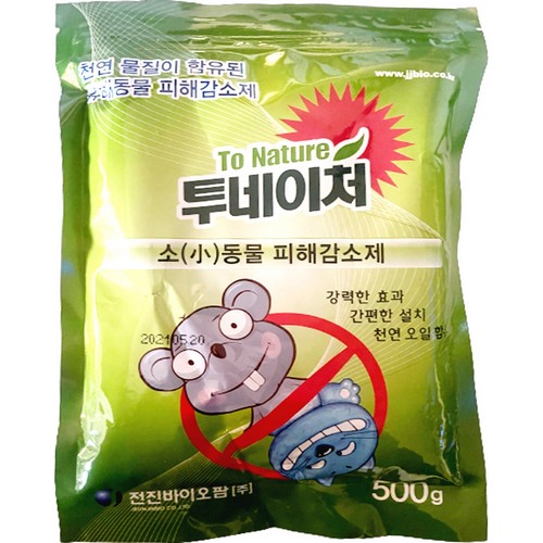 전진바이오팜 투네이처 소(小)동물기피제 500g (20개)_이미지