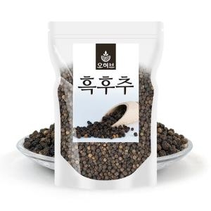 오허브 흑후추 통후추 알후추 블랙페퍼 1kg 500gx2이미지입니다. 누르면 해당 게시물로 새창이동합니다.