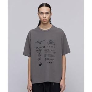 일꼬르소 IL CORSO X미즈노 헤리티지 썸머 반팔 티셔츠 다크 그레이 IETS5E703G3 IETS5E703G3_이미지