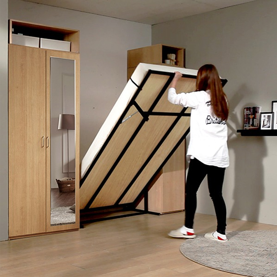 양지산업 포스리빙 폴딩베드 S (매트별도)