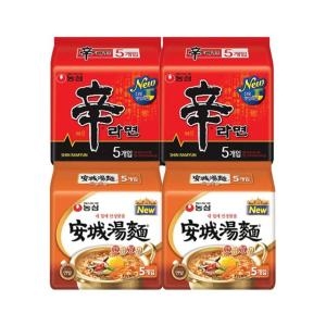신라면10개 + 안성탕면10개
