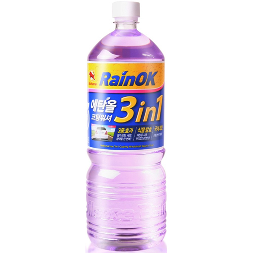 불스원 레인OK 에탄올 3in1 코팅워셔액 1.8L (3개)