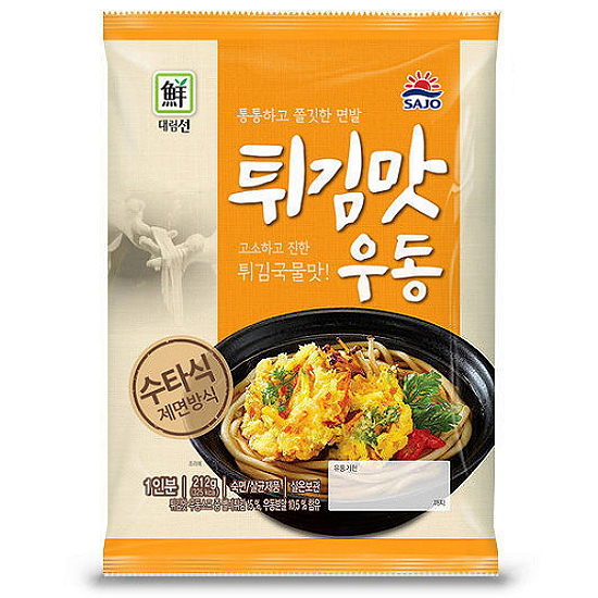 사조대림 대림선 튀김맛우동 212g (3개)_이미지