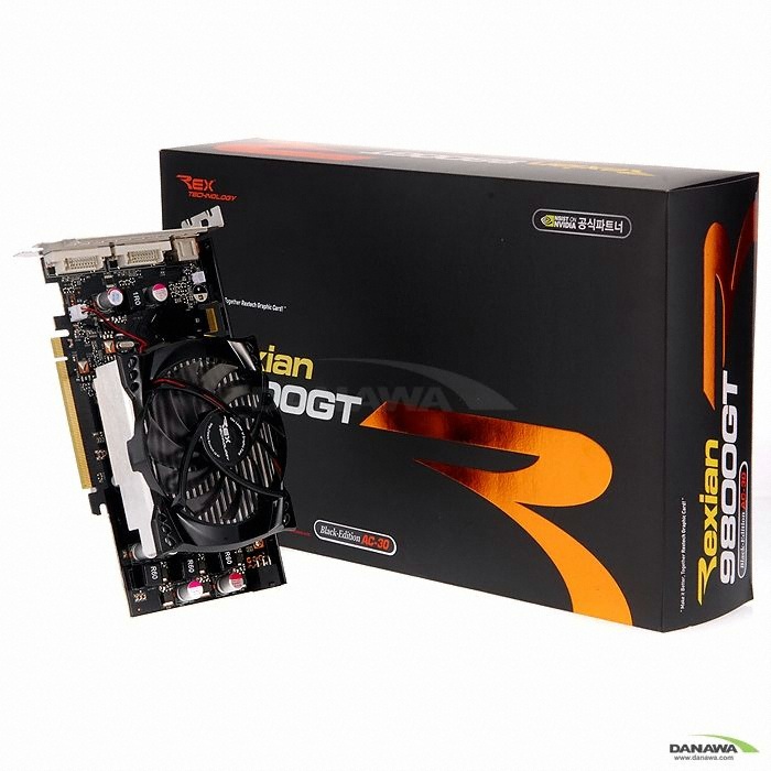 Rextech 지포스 9800GT Rexian Black Edition 512MB AC30_이미지