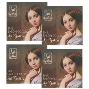  순수 뷰티 더 살롱 컬러 아트 갤러리 새치커버 염색약 4개 아트 밀크브라운 한 염색약