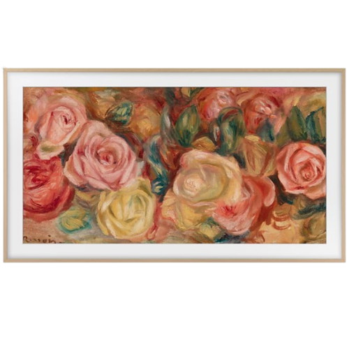 삼성전자 더 프레임 KQ75LSD03AFXKR (스탠드, 플랫 티크)_이미지