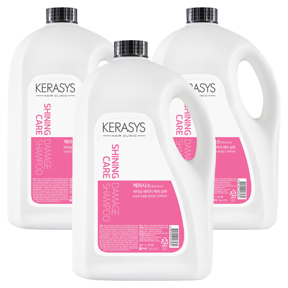 케라시스 샤이닝 데미지 케어 샴푸 4000ml (3개)_이미지