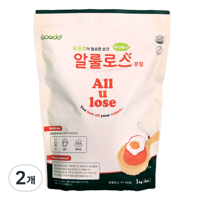 구도 알룰로스 분말 1kg (2개)