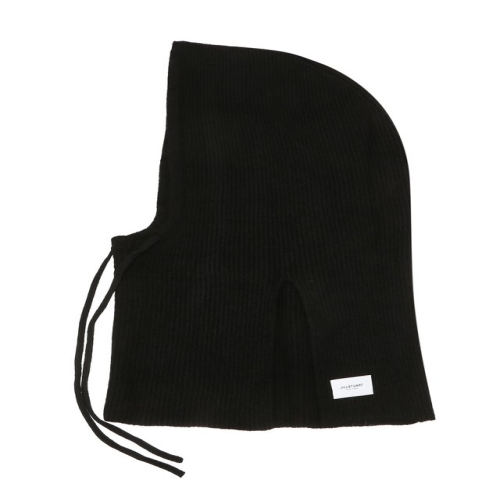  질스튜어트 블랙 단색 울혼방 바라클라바 JAMU4F450BK