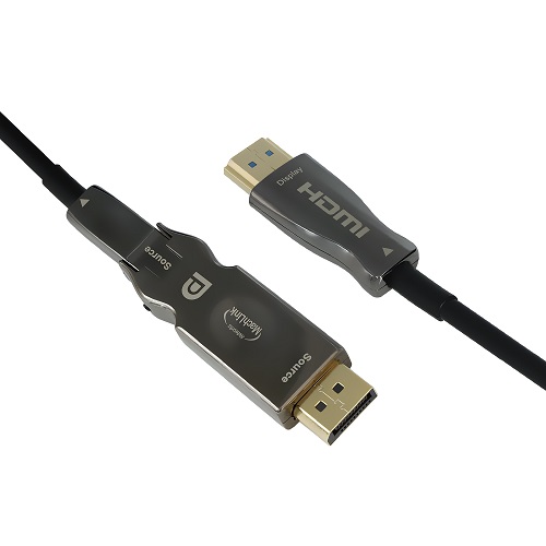 마하링크 DP to HDMI v2.1 분리형 하이브리드 광 케이블 (ML-DP9H10, 10m)_이미지