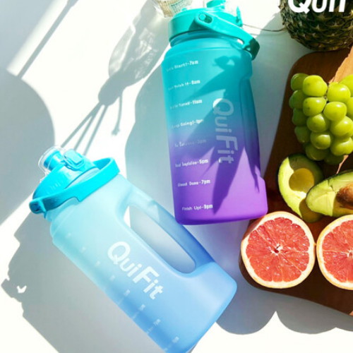 큐핏 2리터물통 비스프리 트라이탄물병 등산 캠핑 스포츠 헬스 쉐이크 대용량 보틀 Q03