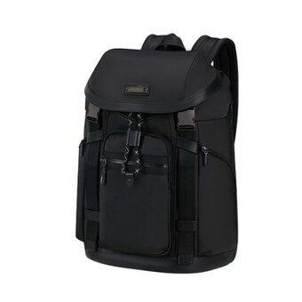 <b>쌤소나이트</b> RELYON <b>백팩</b> M 15.6 FLAP BLACK KP809003