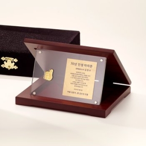 대한민국금거래소 엄지척 골드바 아크릴 상패 3.75g (1개)_이미지