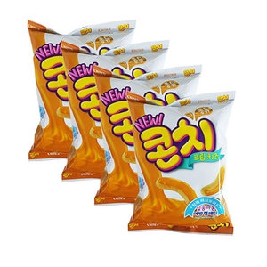 크라운제과 콘치 크림치즈 66g (4개)_이미지
