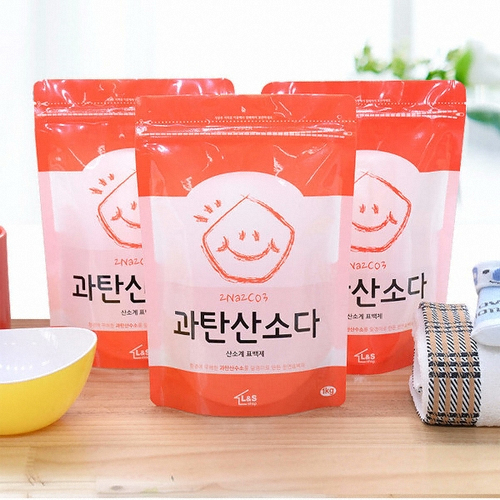 엘앤에스 소다스쿨 과탄산소다 1kg (3개)