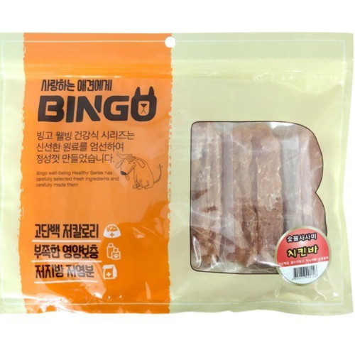 빙고 숯불 사사미 치킨바 400g